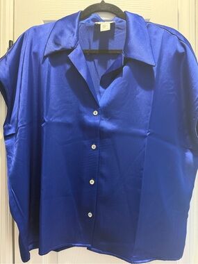 Rachel Zoe Blue/Purple Women’s Blouse XL